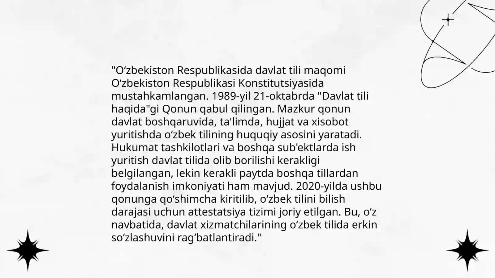Davlat tilida ish yuritish 4
