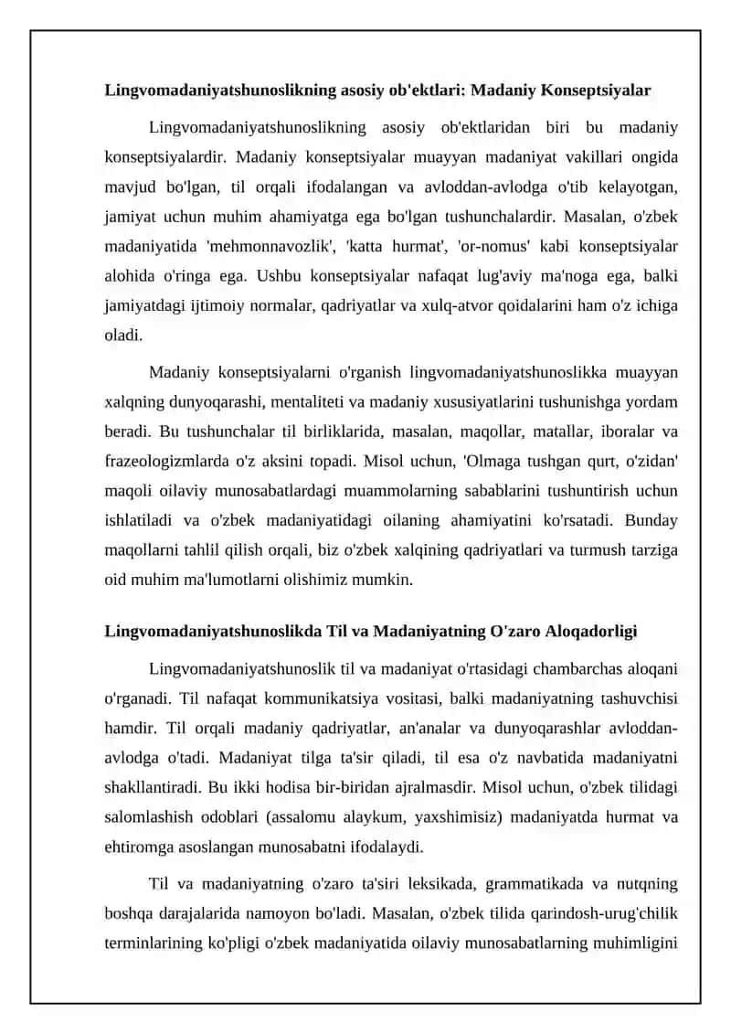 Lingvomadaniyatshunoslikning asosiy tushunchalari va rivojlanishi 4