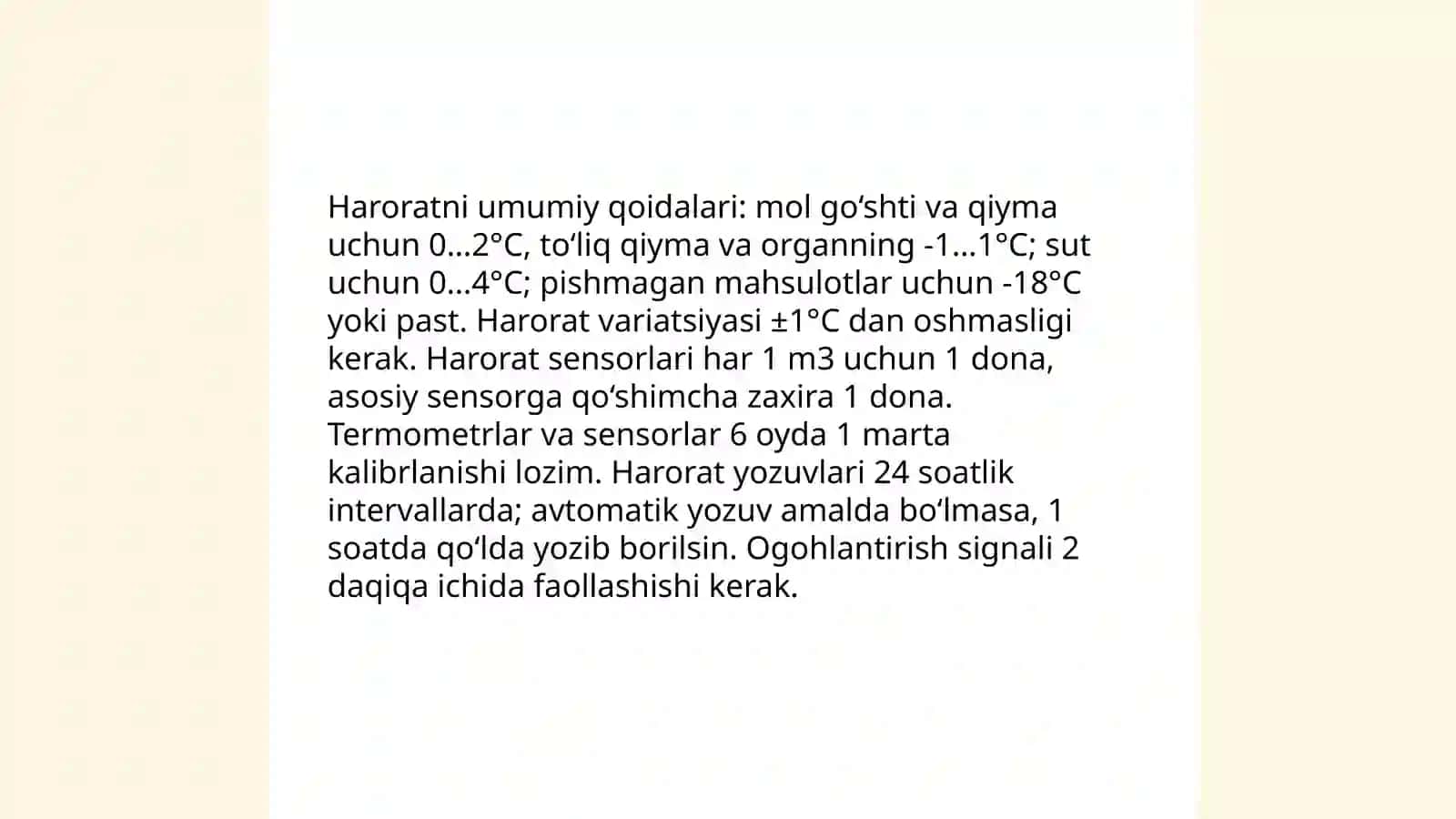 Chorvachilik mahsulotlarini maxsus muzxonalarda saqlashdagi ishlar 4