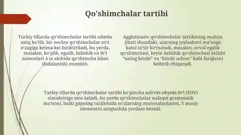 Turkiy Tillarning Agglutinativ Tabiati 4