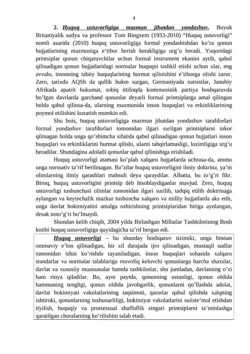 KONSTITUTSIYANING USTUNLIGI VA MUHOFAZASI 4