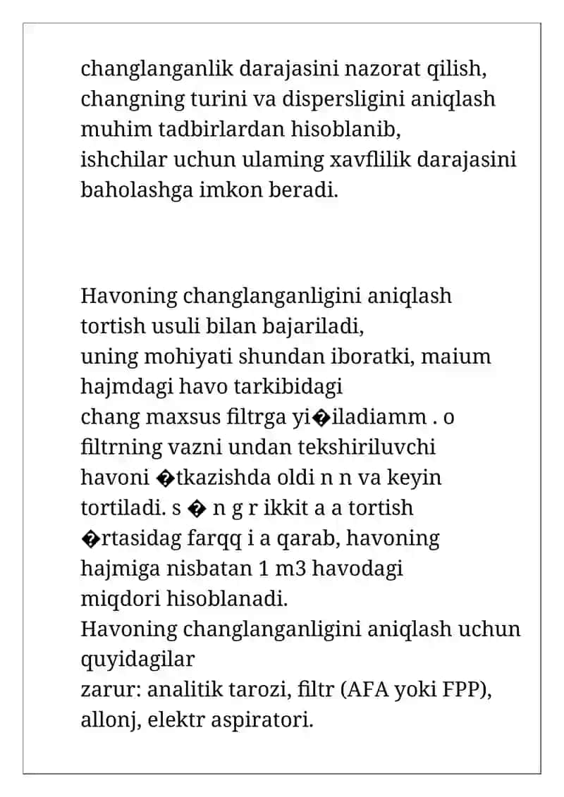 ISHCHl MINTAQASI HAVOSINING CHANGLANGANLIGINI TEKSHIRISH VA BAHOLASH 4