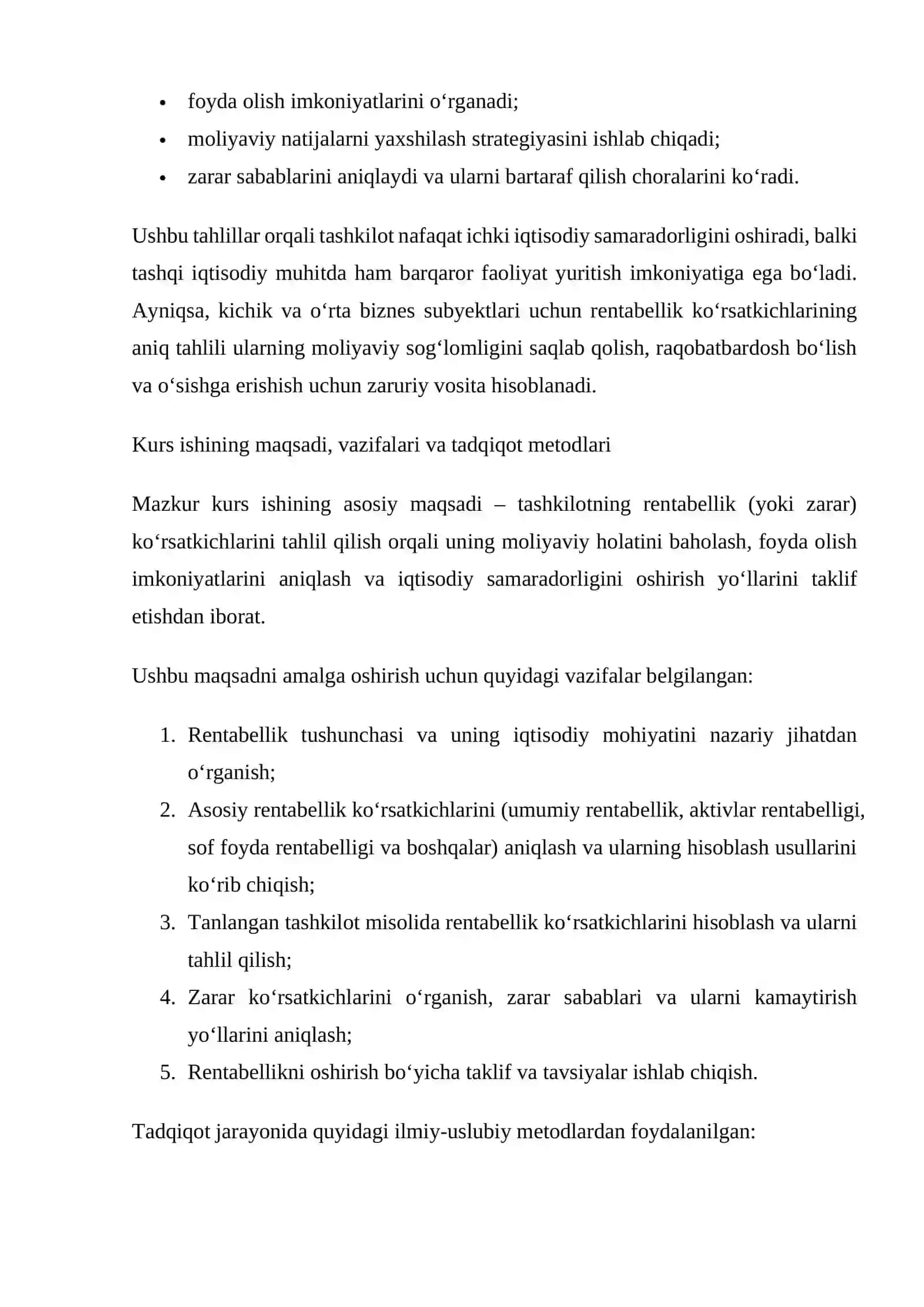 Tashkilot zahiralarini tahlil qilish 4