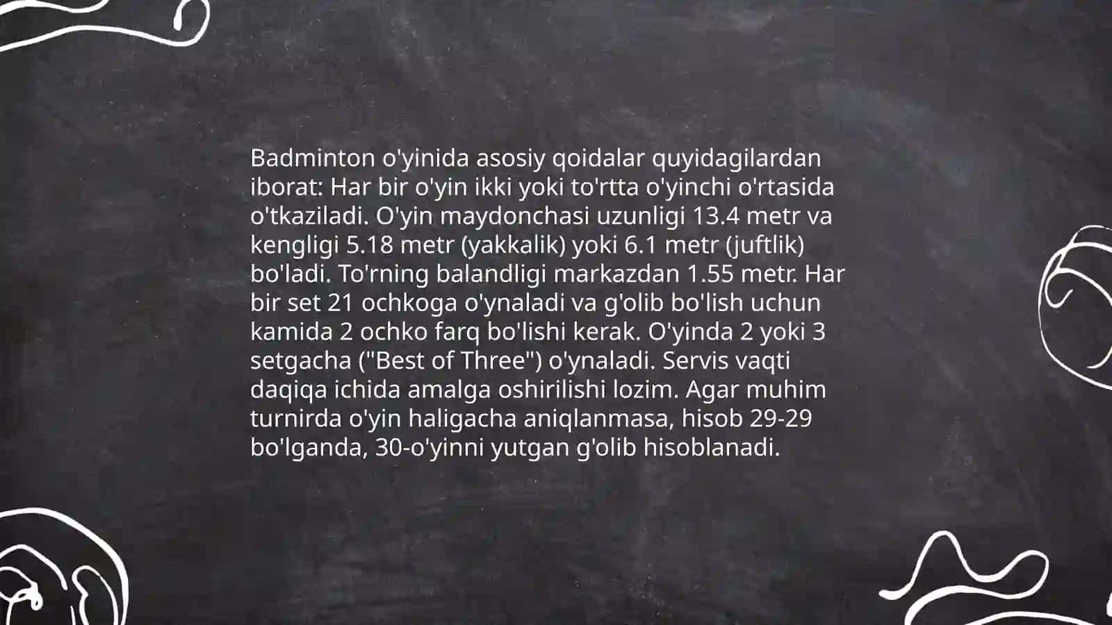 Badminton tarixiy rivojlanishi 4
