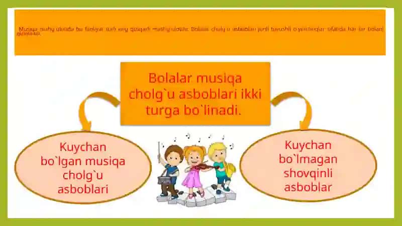 Bolalar cholg'ular bilan tanishtirilishi 4