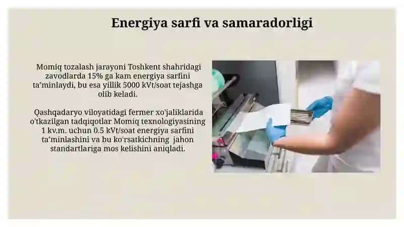 Momiq Tozalash Texnologik Jarayoni 4