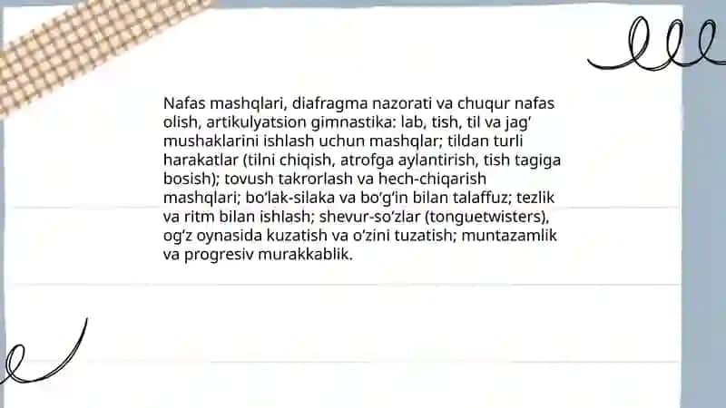 O'qituvchining nutq texnikasi va nutq madaniyati 4