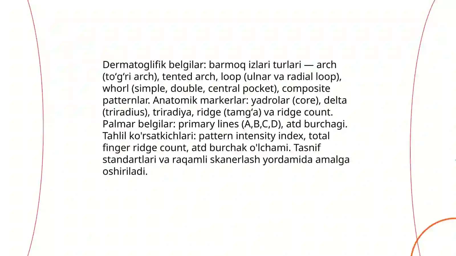 Dermatoglifika: nazariyasi va tarixiy rivojlanishi 4