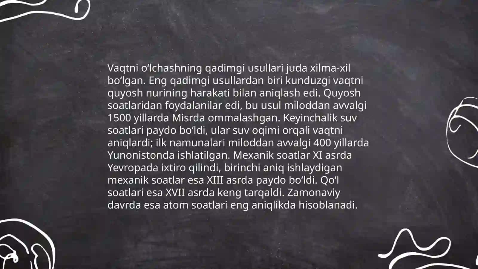 Uzunlik vaqt yuza sigim massa hajm mavzulari yuzasidan masalalat 4