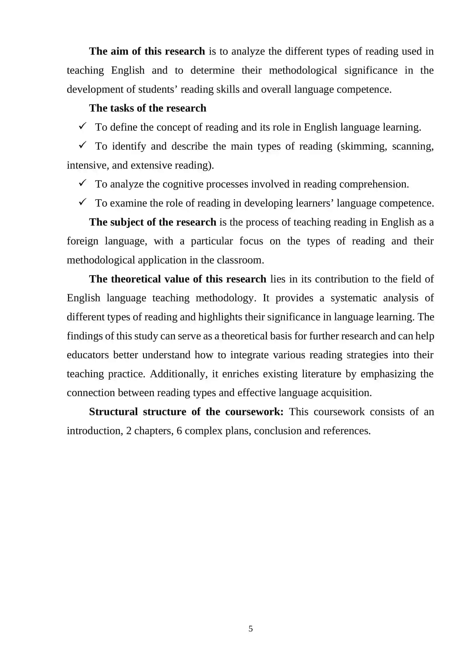 Types of Reading in Teaching English and Their Methodological Significance 4