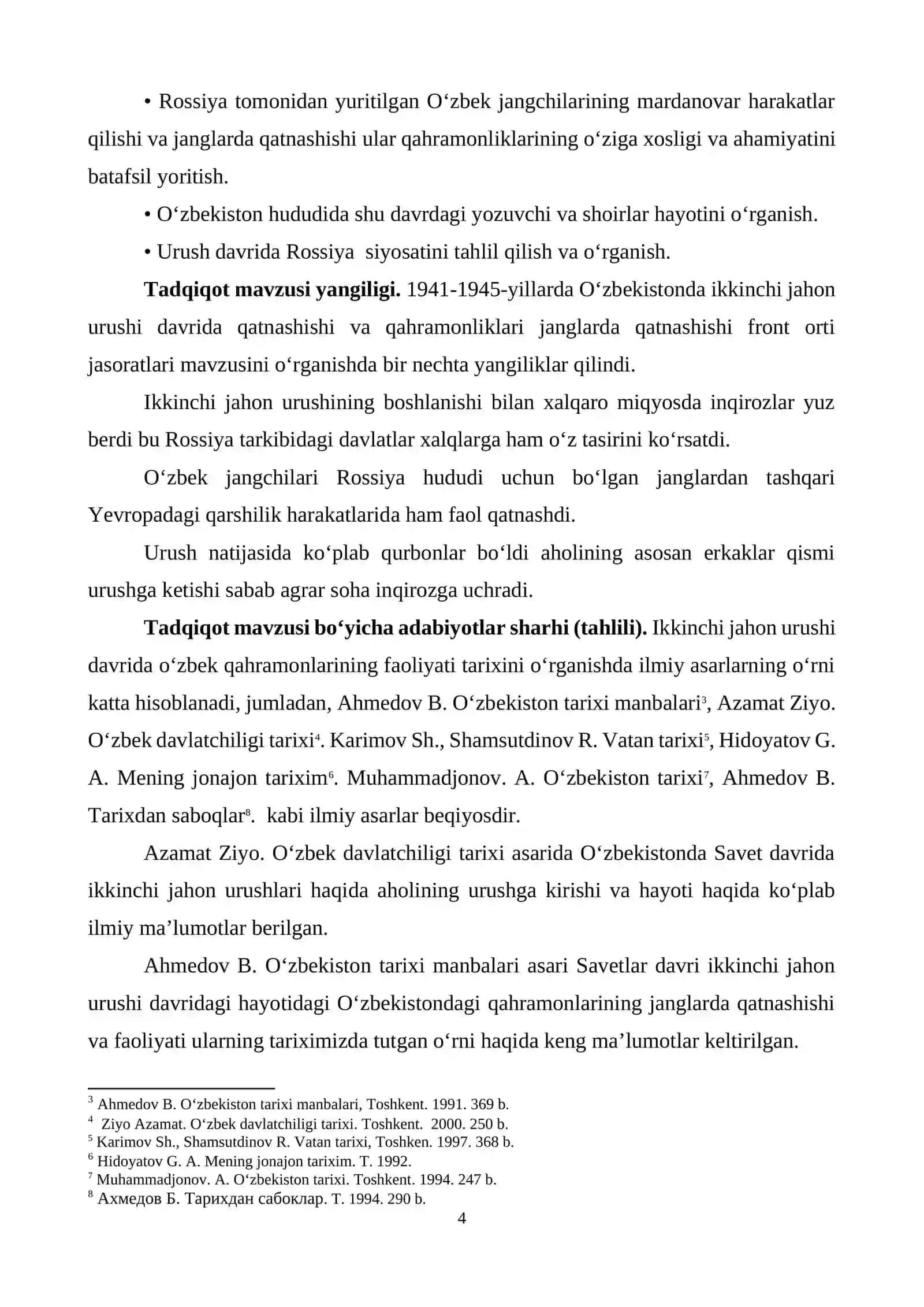 IKKINCHI JAHON URUSHINING BOSHLANISHI VA OʻZBEKISTON FRONT ORTI XIZMATI 4