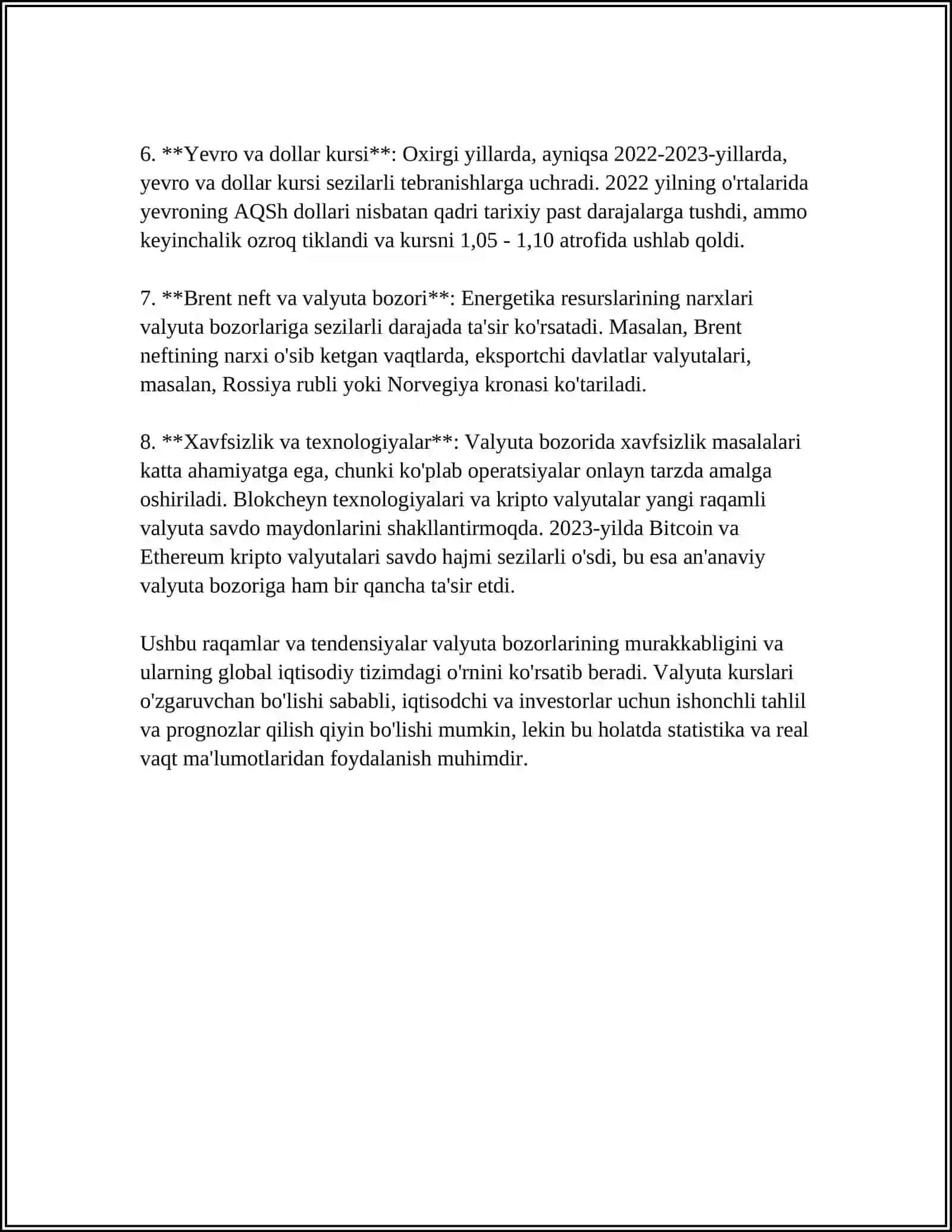 XALQARO VALYUTA MUNOSABATLARI 4