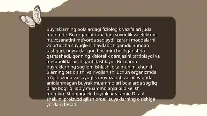 Bolalarda buyraklar anatomo fiziologik xususiyatlari 4