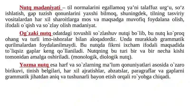 O‘qituvchining nutq texnikasi va notiqlik madaniyati. 4