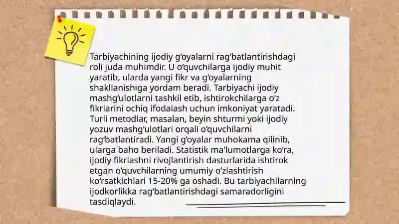 Maktabgacha taʼlim tashkilotida sahnalashtirishda tarbiyachining roli 4