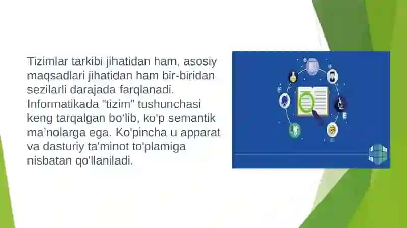 AXBAROT TIZIMLARINING TASNIFI 4