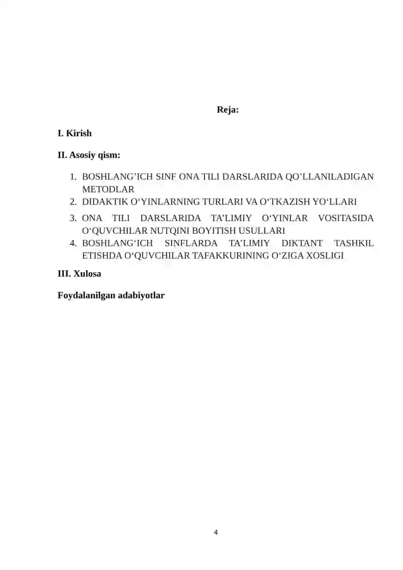 BOSHLANG‘ICH SINFLARDA TA’LIM DIKTANT VA UNI TASHKIL ETISH 4