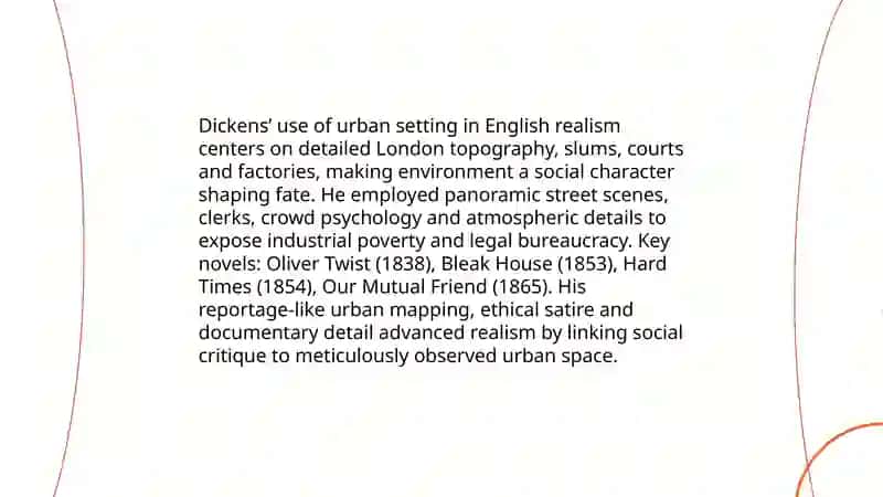 Ch.Dickens' contribution to the formation of the English realism 4
