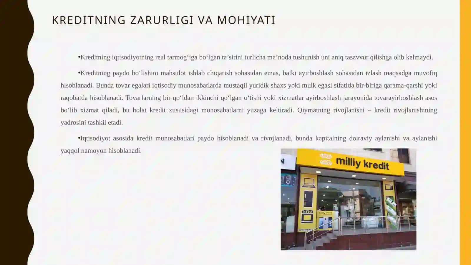 Kreditning zarurligi, tur va shakllari 4