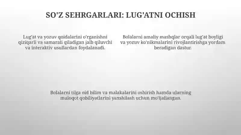 Yozuv qoidalarini bolalarga oʻrgatish usullari:Yozuv qoidalarini amaliy mashqlar orqali oʻrgatish 4