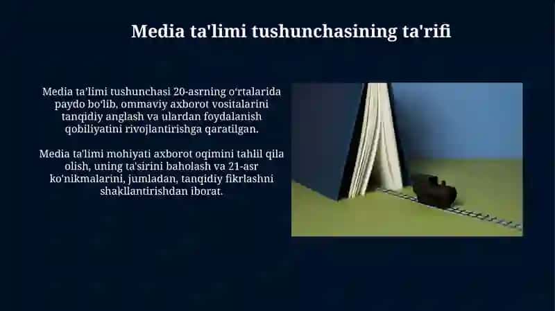 Mediatalim tarixi va tushunchalari 4