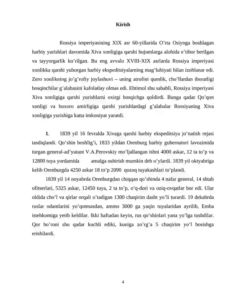 Ingliz ekspeditsiyalari va ruslarning 1839-yil Xivaga yurishi 4