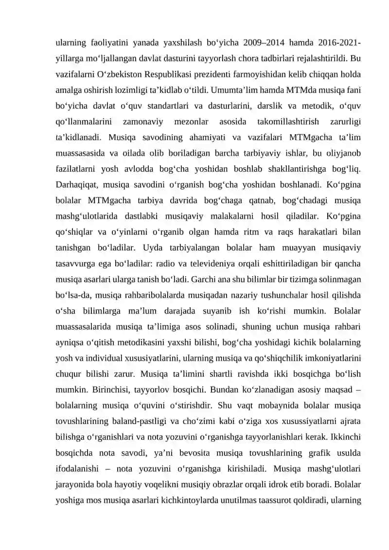 MUSIQA MASHG'ULOTLARIDA QO'LLANADIGAN USUL VA USLUBLAR 4