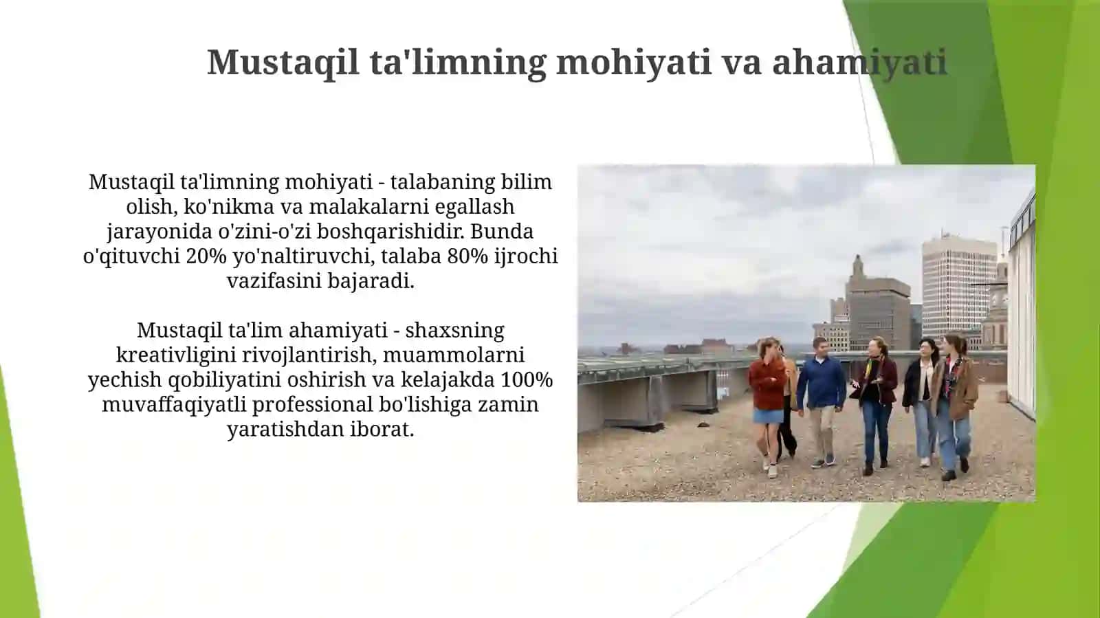 Talabalarning mustaqil ishlari 4