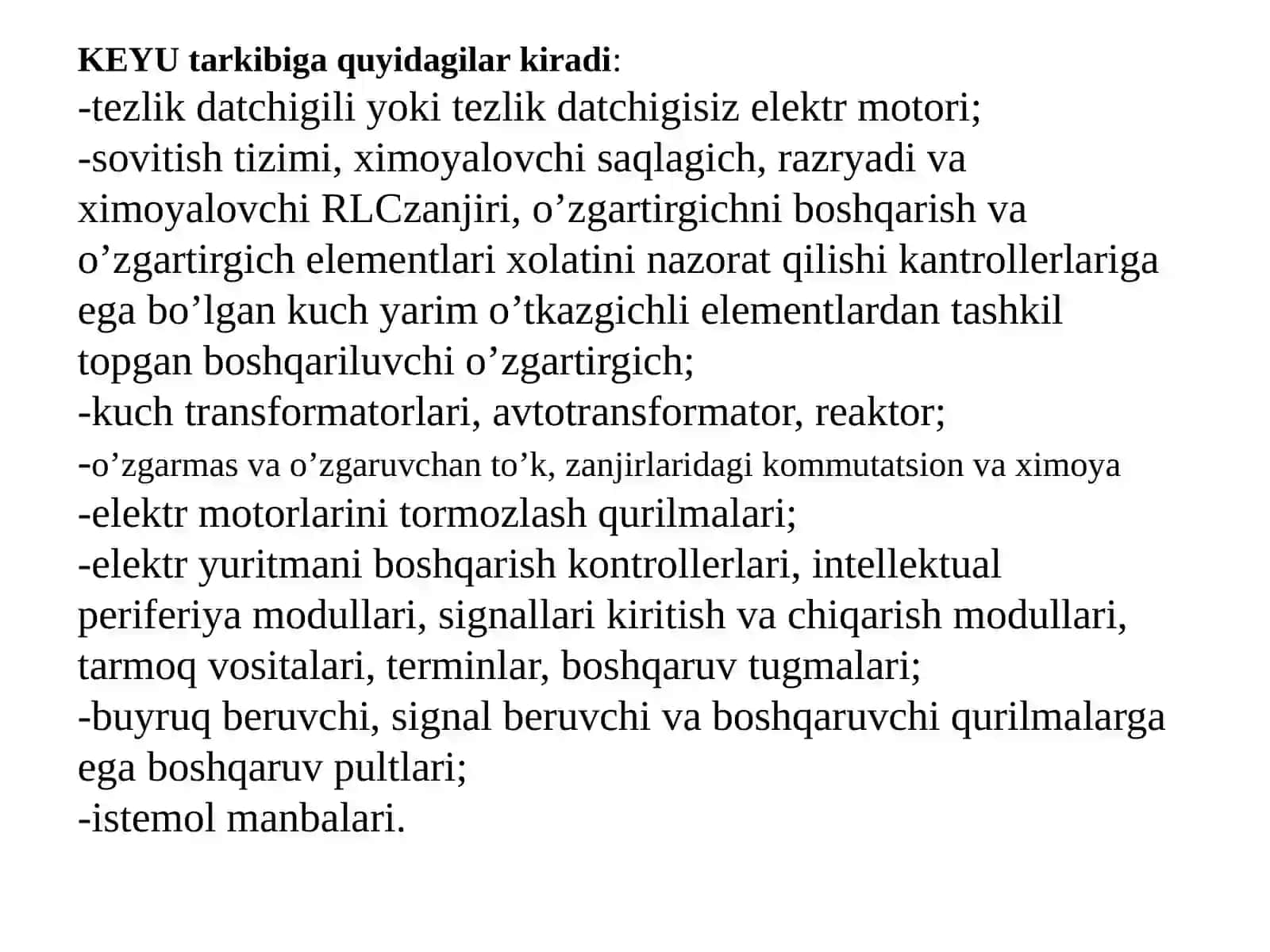 Elektryuritmalarni muxim turi 4