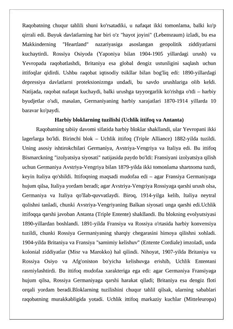 Birinchi Jahon urushi 4