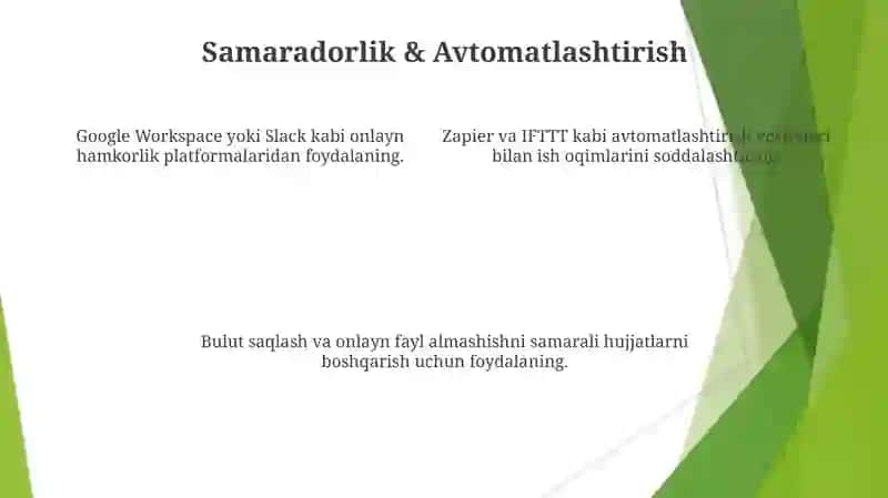 Kasb faoliyatida internet texnologiyalarini qo‘llash 4