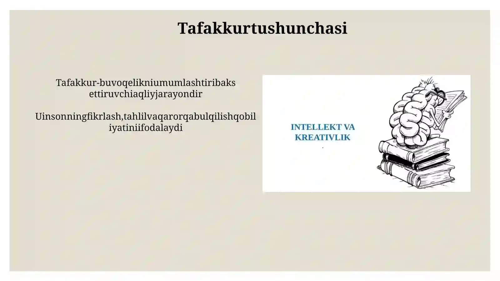 Tafakkur, intellekt va kreativlik 4