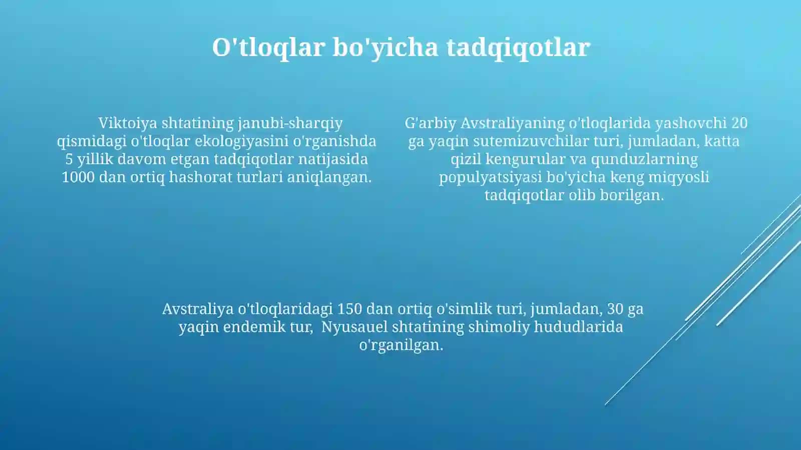 Avstraliyayaylovlarioʼsimlikvahayvonotdunyosi 4
