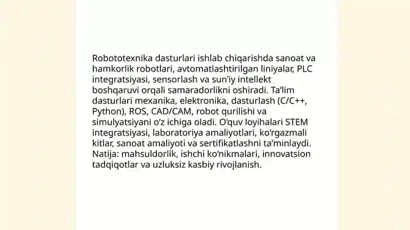 Sanoat 4.0 va taʼlimda raqamli transformatsiya 4
