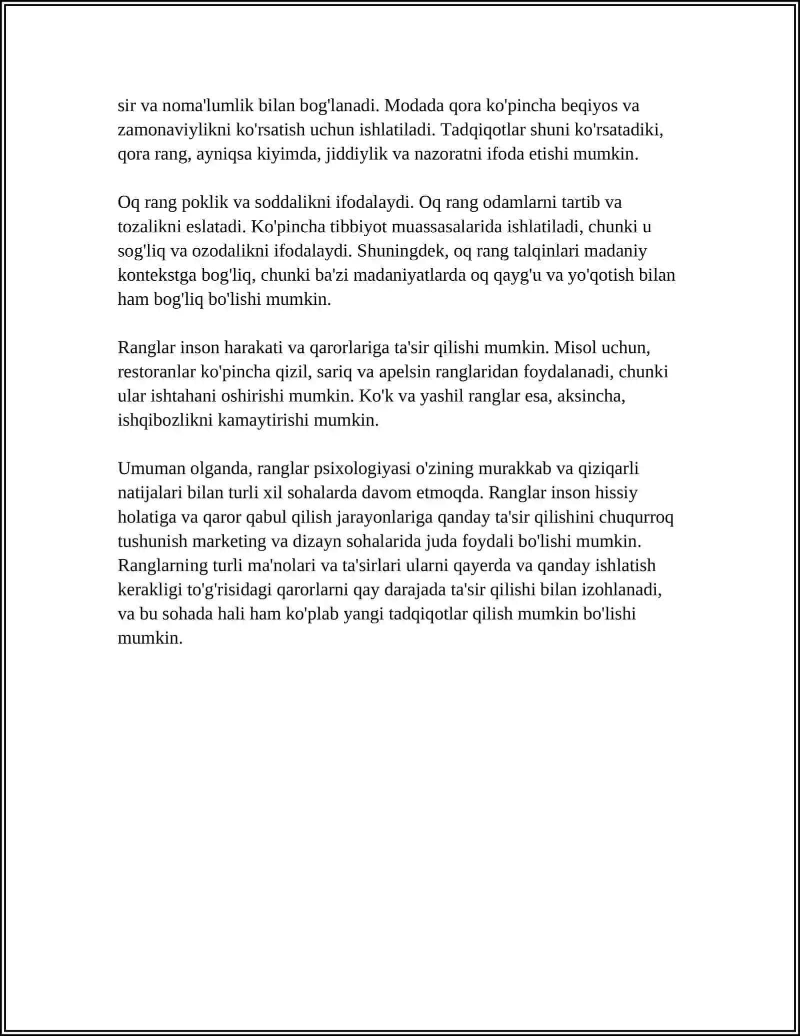 Ranglar psixologiyasi 4