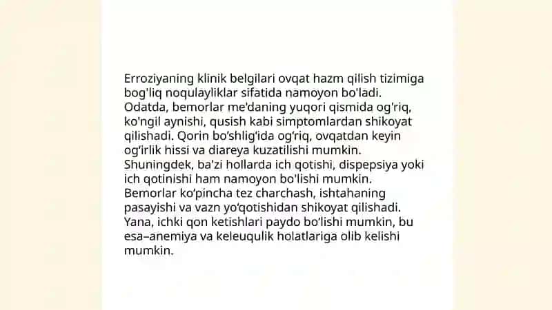 Erroziya kasalligi va kelib chiqiwi 4