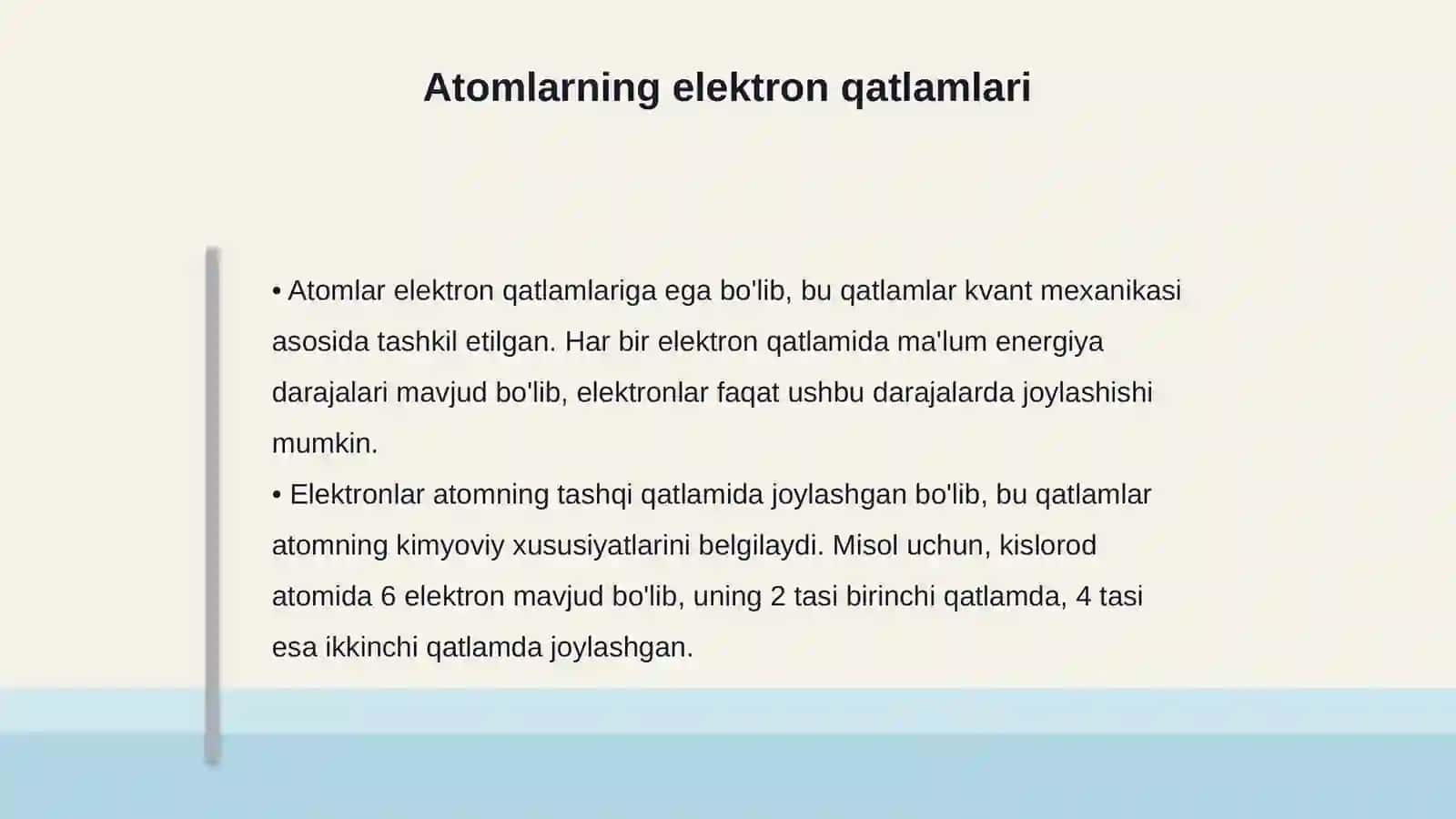 Atom tuzilishi. Bor modeli. Fotoeffekt hodisasi. Fotoeffekt qonunlari 4