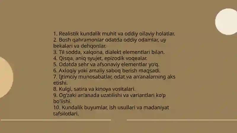 Maishiy ertaklar 4