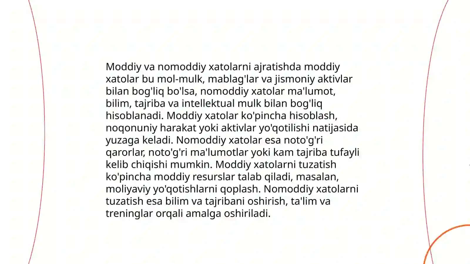 Xatolikni tuzatish usullari 4
