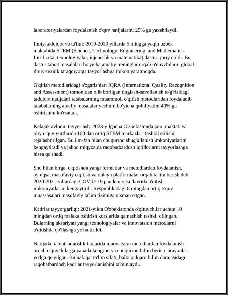 3-4-SINFLARDA "TABIATSHUNOSLIK" NI O‘QITISH METODIKASI 4