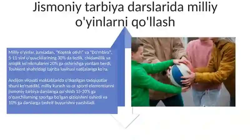 Milliy sport turlari va xalq oʻyinlari taʼlim tizimida foydalanish usullari 4