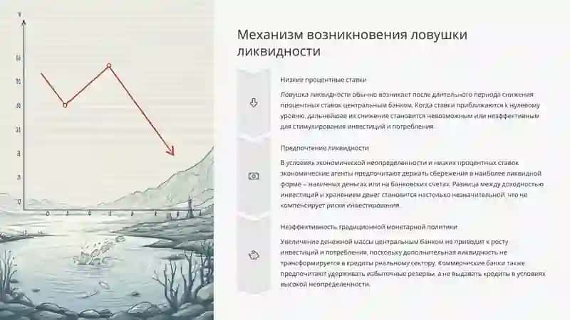 Презентация о влиянии эффекта «ловушки ликвидности» на инфляцию 4