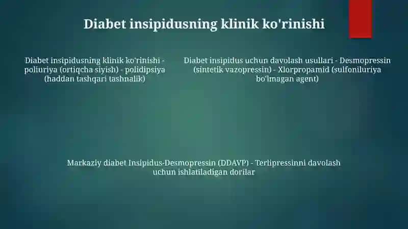 Qandsiz Diabetni Davolashda Ishlatiladigan Dori Vositalari 4