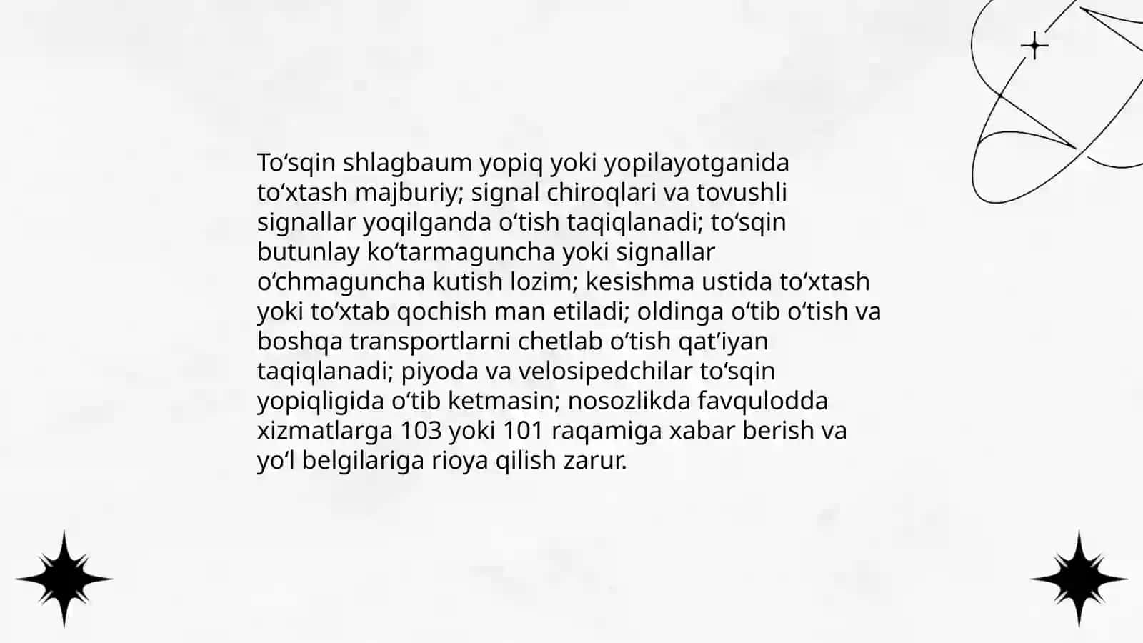 Temir yõl kesishmalari orqali harakatlanish 4