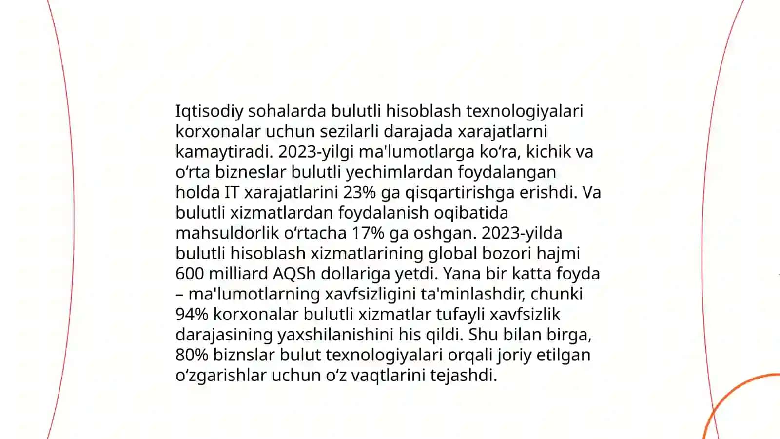 Iqtisodiy Sohalarda Bulutli Texnologiyalardan Foydalanish Xususiyatlari 4