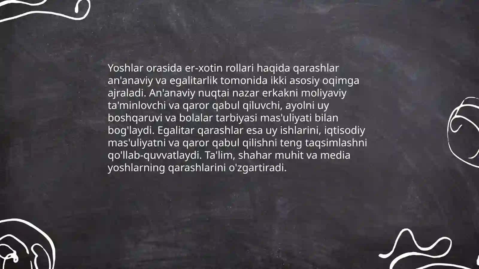 Yoshlarning oilaviy hayot haqida tasavvurilari 4