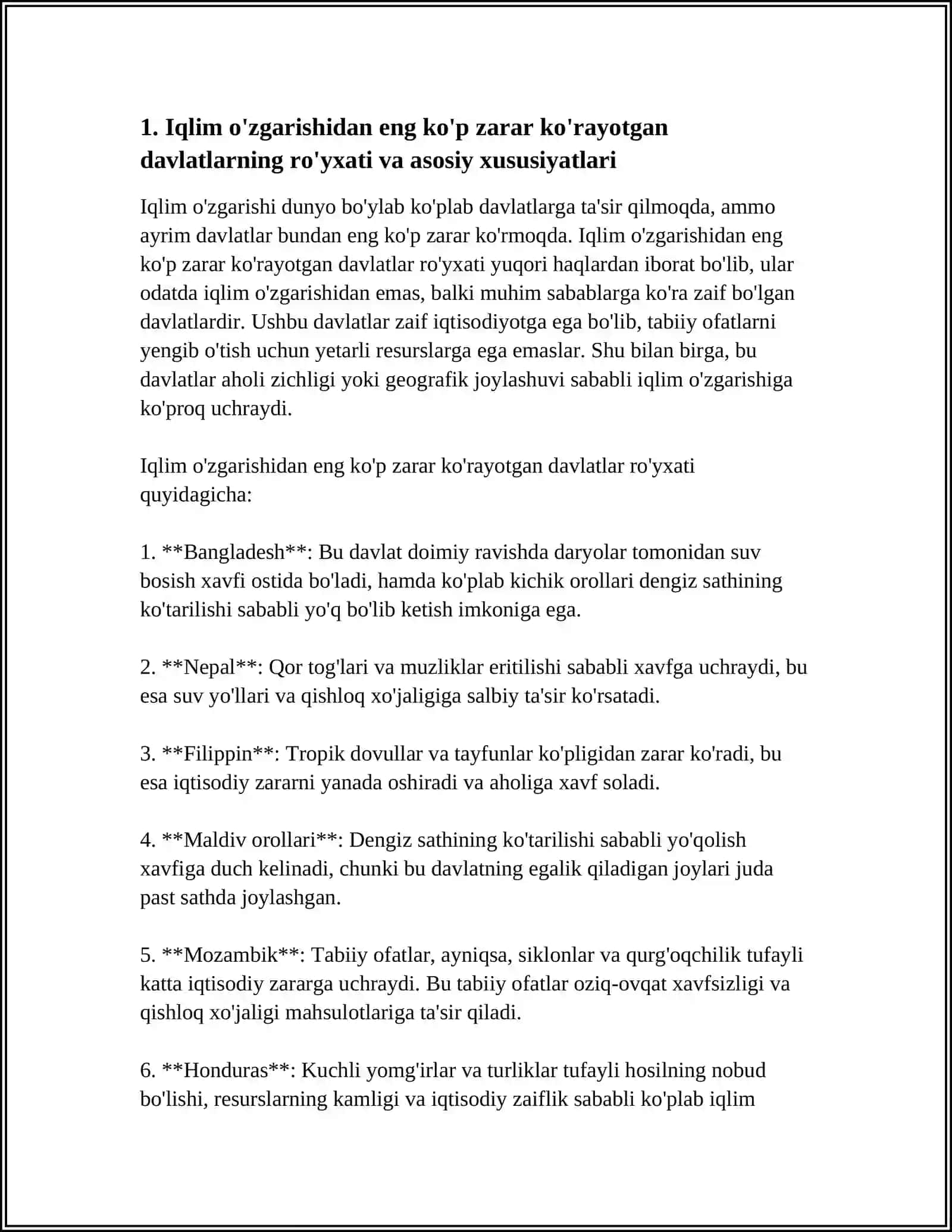 IQLIM O’ZGARISHI KIMGA “ QIMMATGA TUSHYAPTI” 4