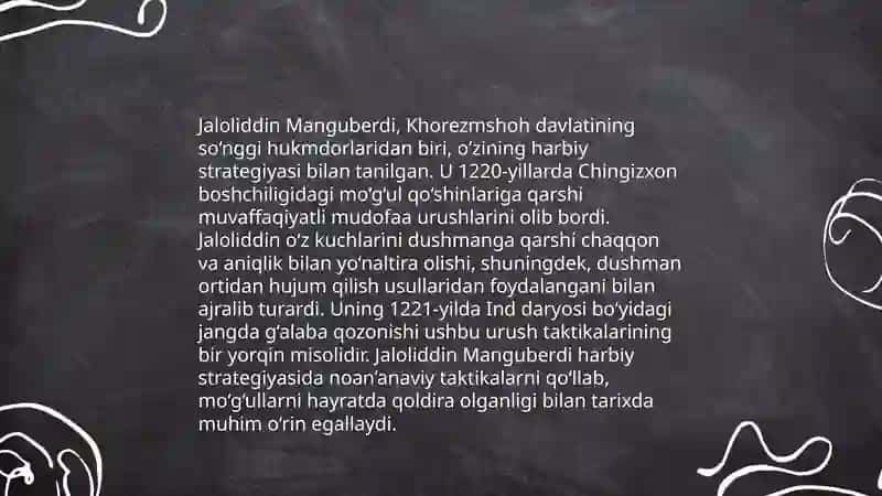 Jaloliddin Manguberdi vatan himoyachisi 4