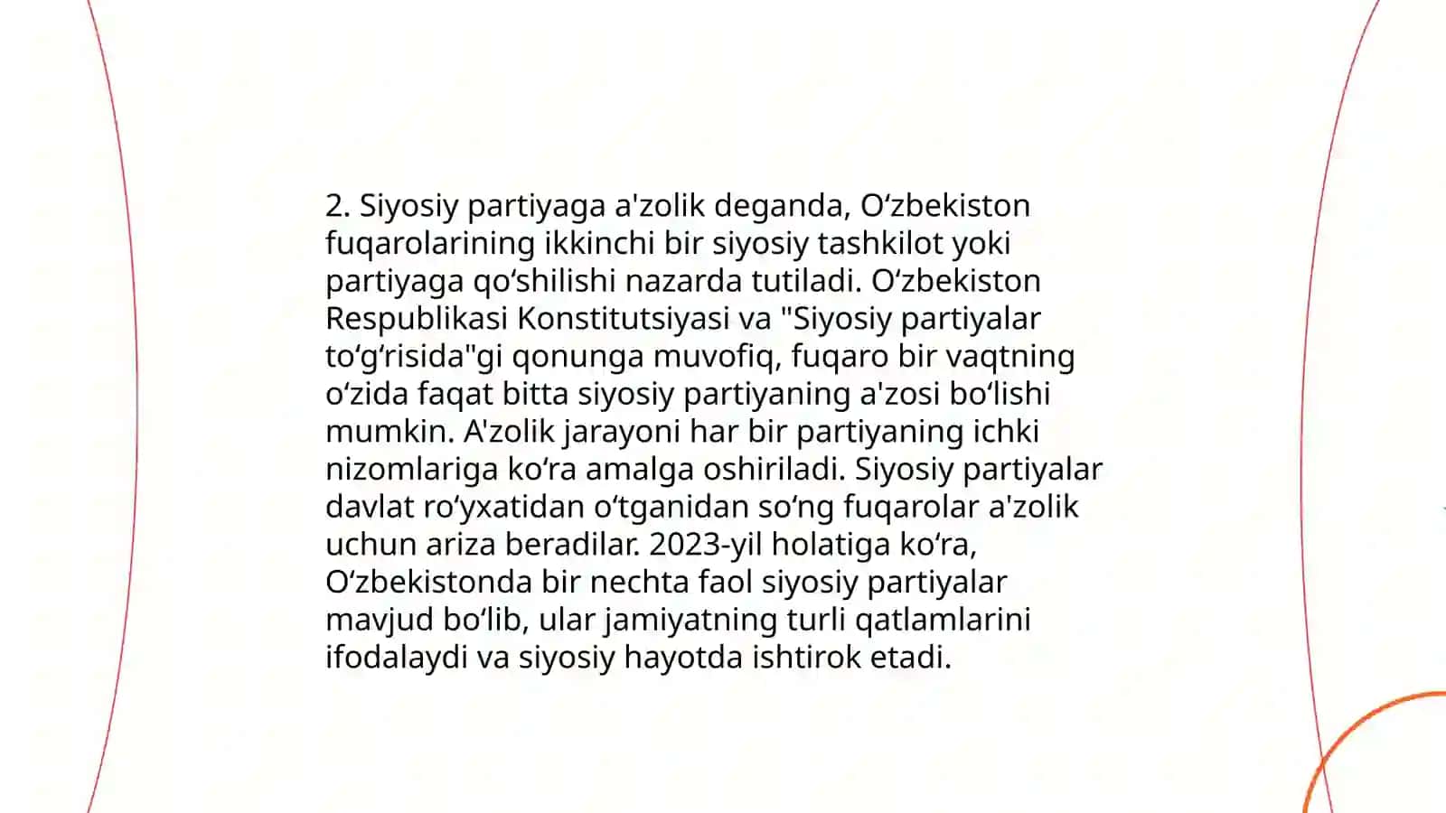 Fuqarolarning davlat va jamiyat ishlarida ishtirok etish huquqi 4