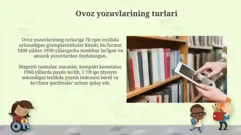 Tovush yozuvlarini kataloglashtirish 4